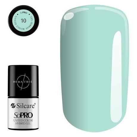 Silcare SoPro Hybrid Gel lakier hybrydowy 010 7g (Turquoise, Gel-Effekt Nagellack) (39228689)
