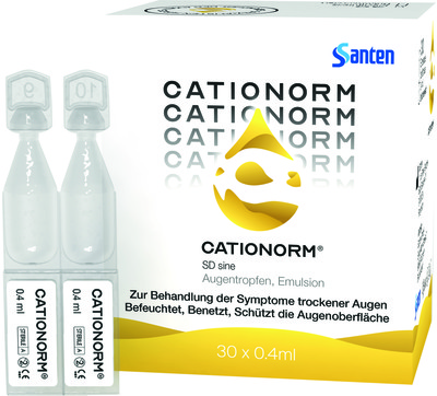 Santen GmbH CATIONORM SD sine Einzeldosispipetten 30X0.4 ml 09617771