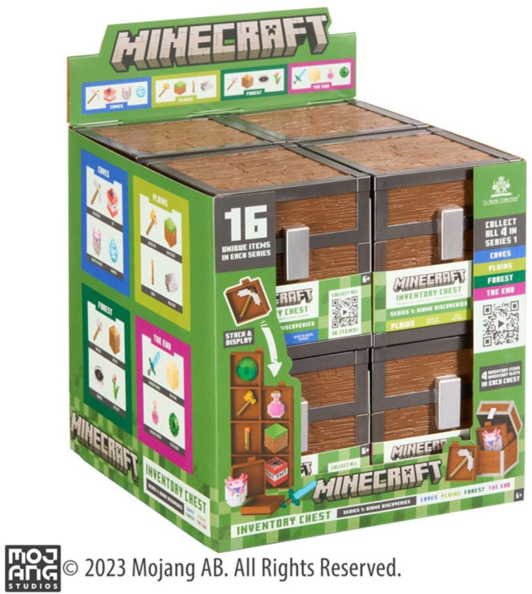 The Noble Collection Minecraft Loot Chest Assortiment voor volwassenen
