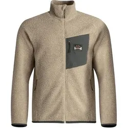 LUNDHAGS SKOMAKARNA Herren Funktionsjacke Flok Wool Ms Pile, Größe XL in Braun Braun