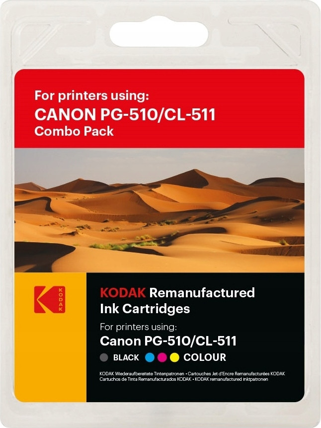 Kodak 185C051023 inktcartridges compatibel met Canon MP230, 2970B010, PG-510 en CL-511