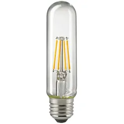 SIGOR LED Filamentlampe RÖHRE T32, E27, 6W 2700K 806lm dimmbar, klar SIG-6139801