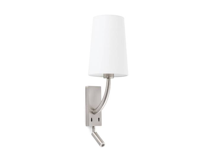 FARO BARCELONA Wandleuchte Rem, alu / grau / zink, Metall, Modern