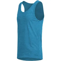 Normani, Herren, Funktionsshirt, Herren Merino Unterhemd Yulara (3XL), Blau, 3XL