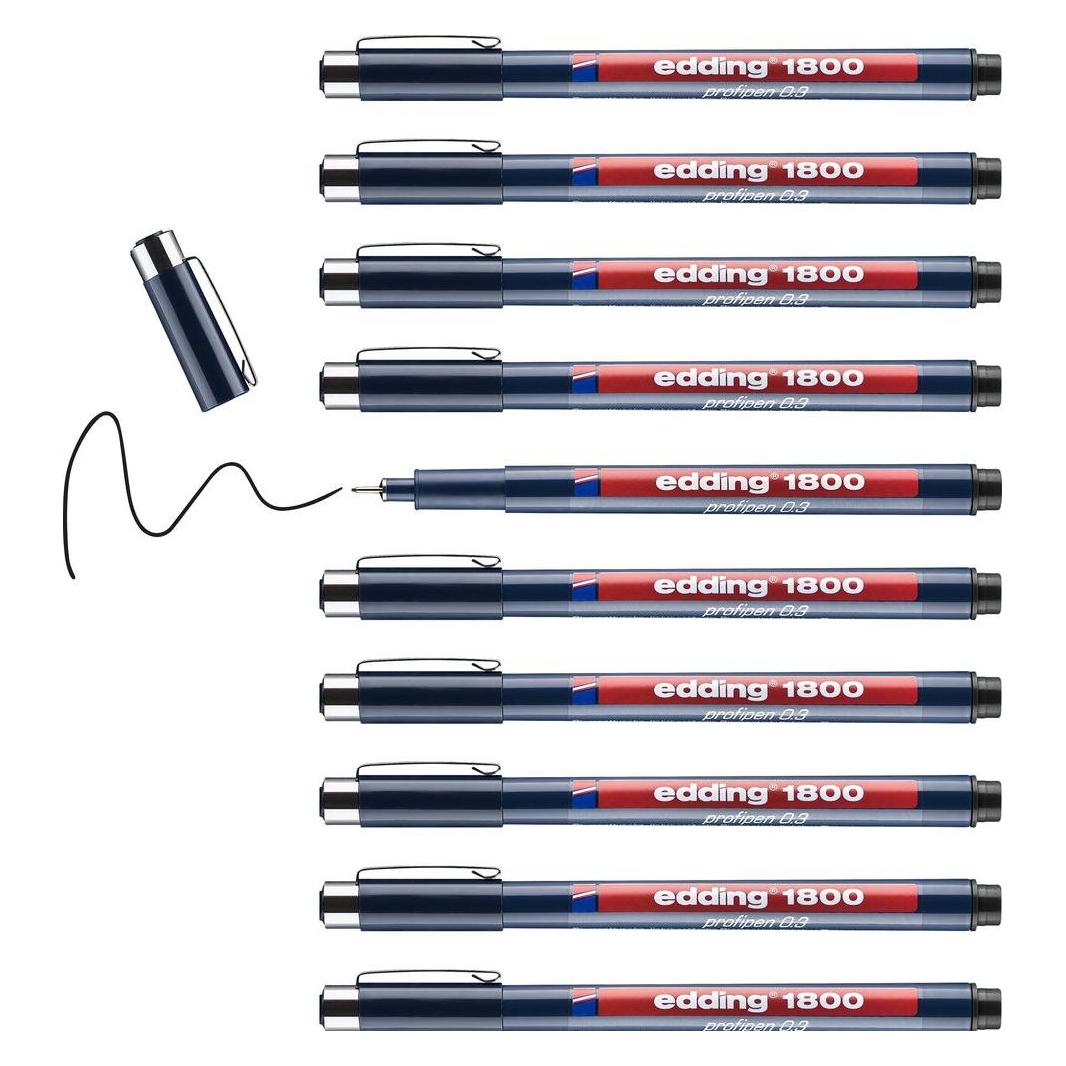 Edding Faserzeichner Profipen 1800 (1x) (1800-1-03)