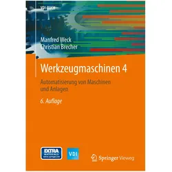 Werkzeugmaschinen 4, Fachbücher von Manfred Weck