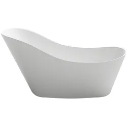 Design Badewanne CHUR II 1700x720 Jet-Line Wanne freistehend weiss elegant