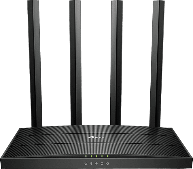 Router WiFi - TP-Link Archer C6, 1200 Mbps, Doble Banda, MU-MIMO, Beamforming, Gigabit, WPS, WPA3
