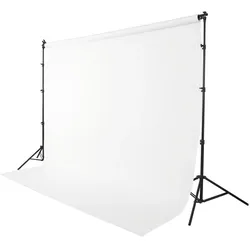 Hama Foto-Hintergrundsystem (295 cm, 295 cm), Hintergrundsystem, Schwarz