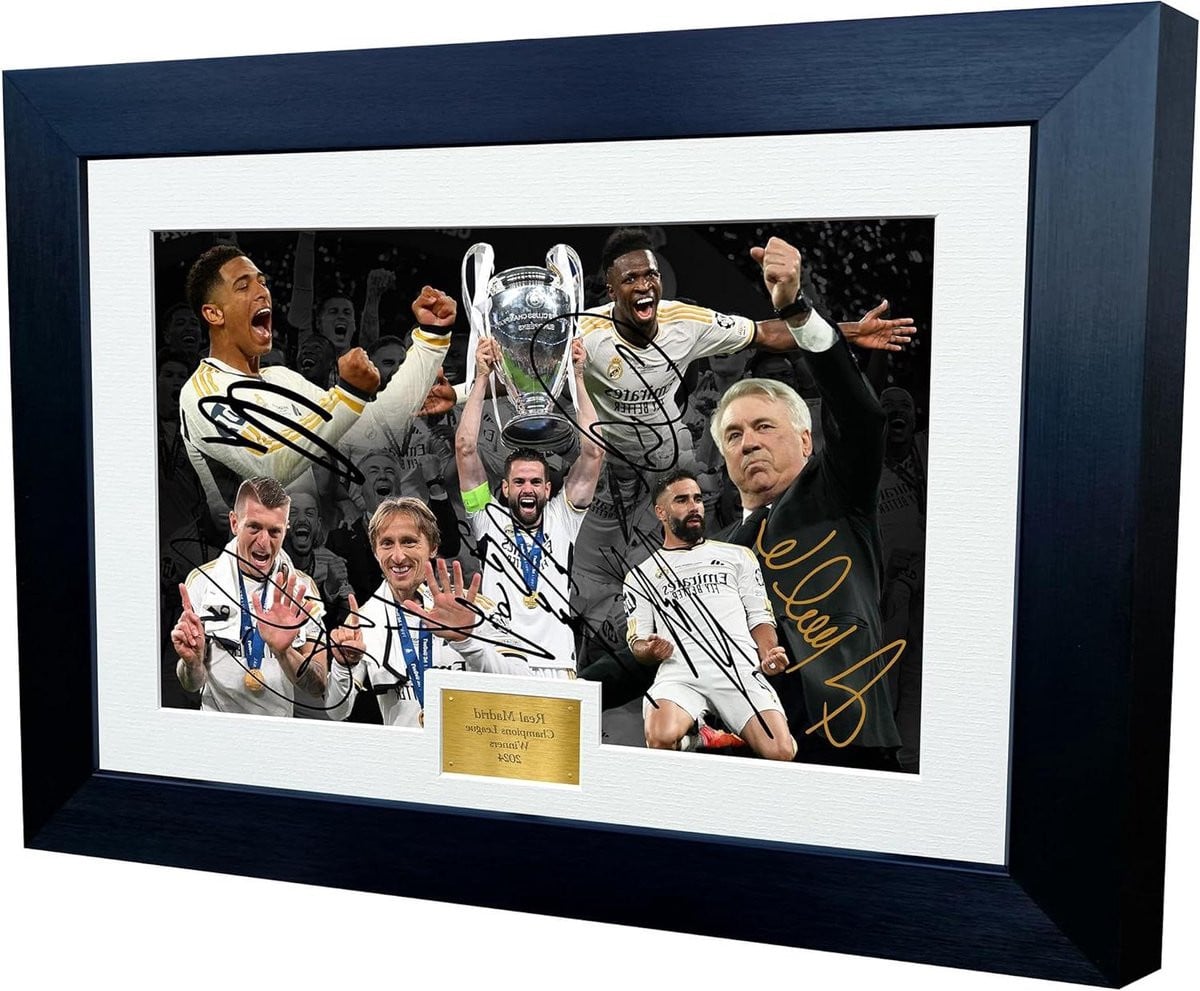 Gesigneerde Sport Poster Fotolijst - A4 - Zwart