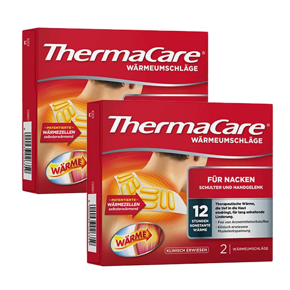 Thermacare Nacken/Schulter Auflagen z.Schmerzlind. 2x 2x2 St Bandage(s)