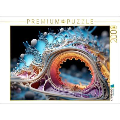 CALVENDO Puzzle Mandelbrot Fraktal in 3D | 2000 Teile Lege-Größe 90x67cm Foto-Puzzle für glückliche Stunden