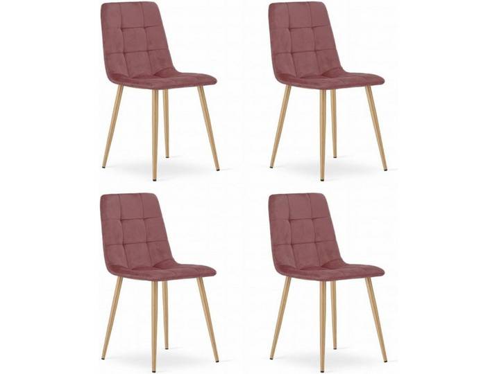 Best for Home Esszimmerstuhl Esszimmer stuhl aus Velours – ergonomisch, komfortabel (4er-Set, 4 St), Ergonomische Polsterung Veloursbezug Leicht & stapelbar