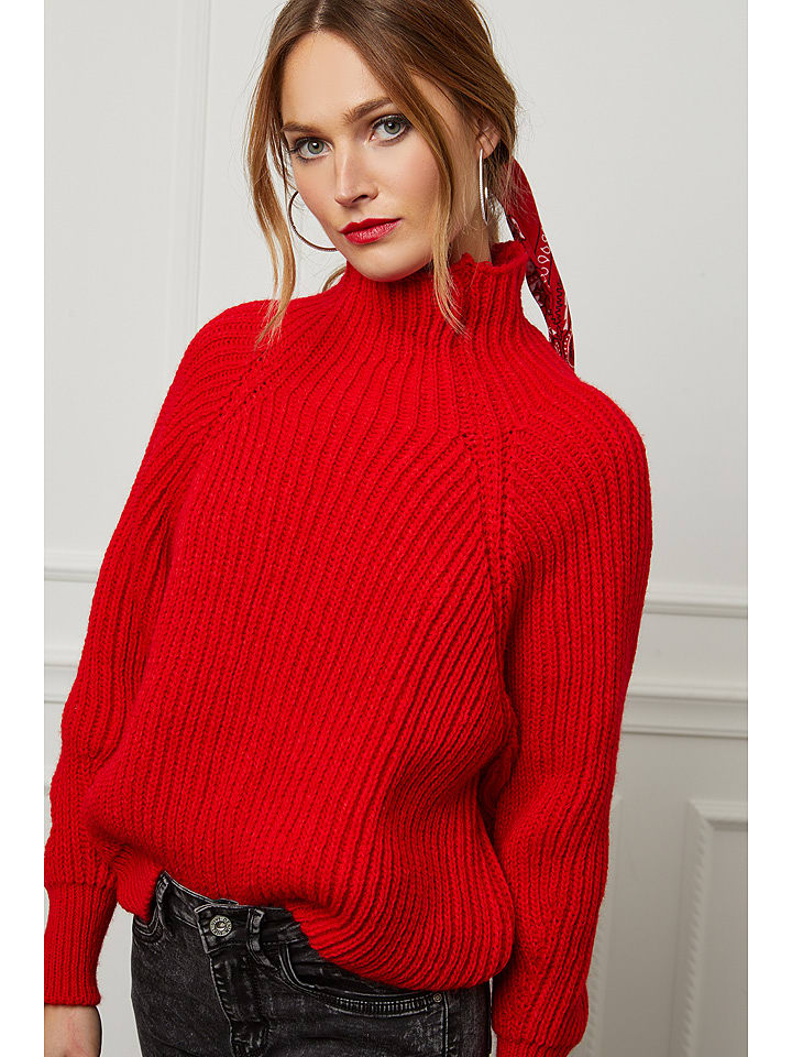 Joséfine Wollpullover "Baby" in Rot - M