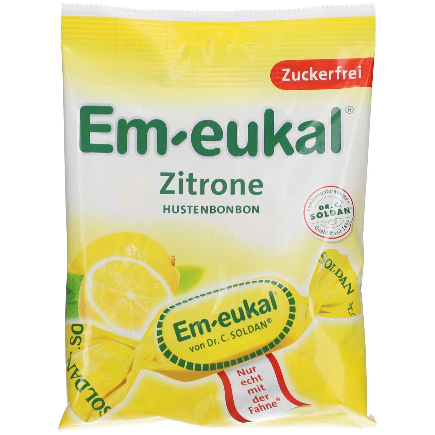 Em-Eukal Bonbons Zitrone zuckerfrei 75 g