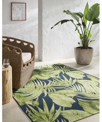 Livabliss Warsaw Tropical Indoor / Outdoor Area Rug