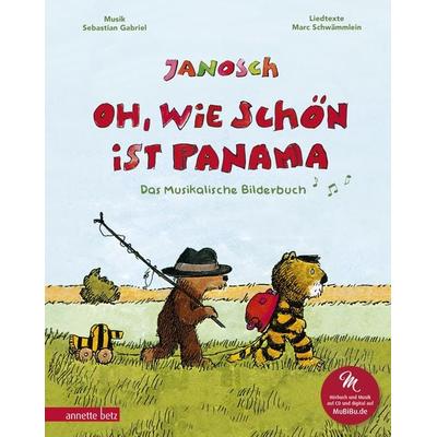 Oh, wie schön ist Panama (Das musikalische Bilderbuch mit CD und zum Streamen), Gebundene Ausgabe von Janosch, Annette Betz im Ueberreuter Verlag,