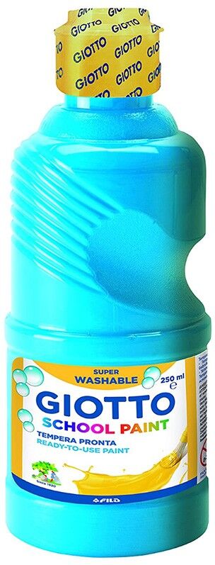 Flacon 250 ml School Gouache Giotto Cyan