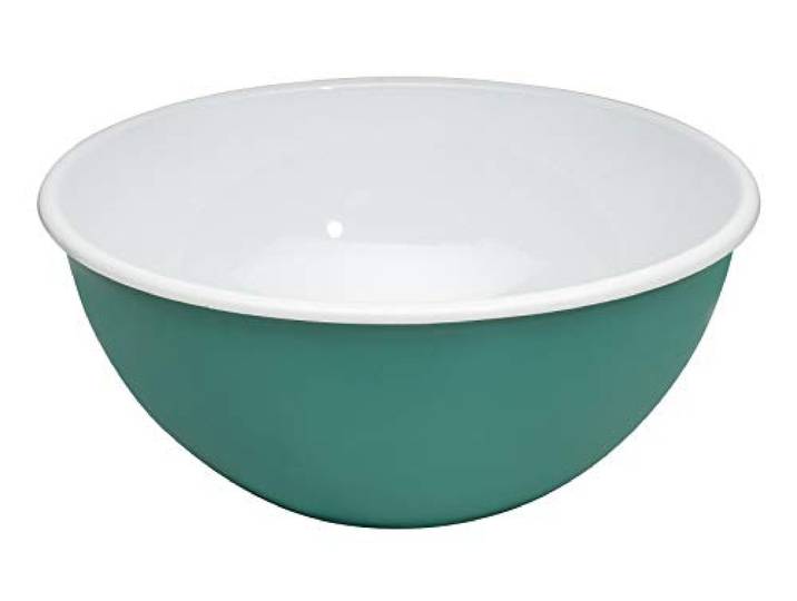 Riess, 0464-111, Obst- und Salatschüssel Ø 22cm, NATURE GREEN DARK, Vol. (rec.): 2,0 Liter, Made in Österreich, LBH: 23,4x23,4x10,3cm, 0,594kg, Ungiftig, Dauerhaft, Farbecht, Kratzfest