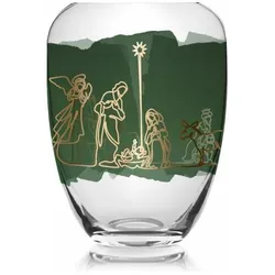 Goebel, Vase, Vase Christmas Classic, Glas, Bunt, 17 cm, 20001841
