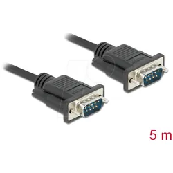 DELOCK 86576 - Kabel Seriell, RS-232, Stecker/Stecker, 5 m