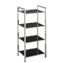 Standregal Linda Glas Schwarz
