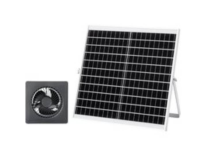 VEVOR 20W Solar Ventilator, 12V Solarpannel mit Ventilator & Akku, Max. 2030 U/min Solar Lüfter für 374 m³/h Luftstrom, 4,3 m/s Solarbetriebener Abluftventilator für Kleine Hühnerställe Gewächshäuser