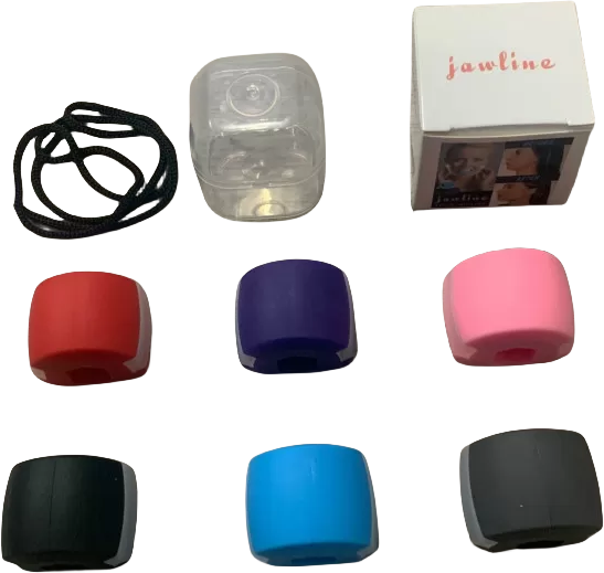 INF Jawline Exerciser Kiefertrainer Silikon 6-teilig