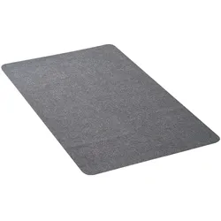 VEVOR Stuhlmatte Bodenschutzmatte (1396 x 897 mm) rutschfeste Bürostuhlmatte für Hartböden, Stuhlteppich für Rollstuhl, sanftes Gleiten unter dem Schreibtischteppich für Heimbüro (Dunkelgrau)