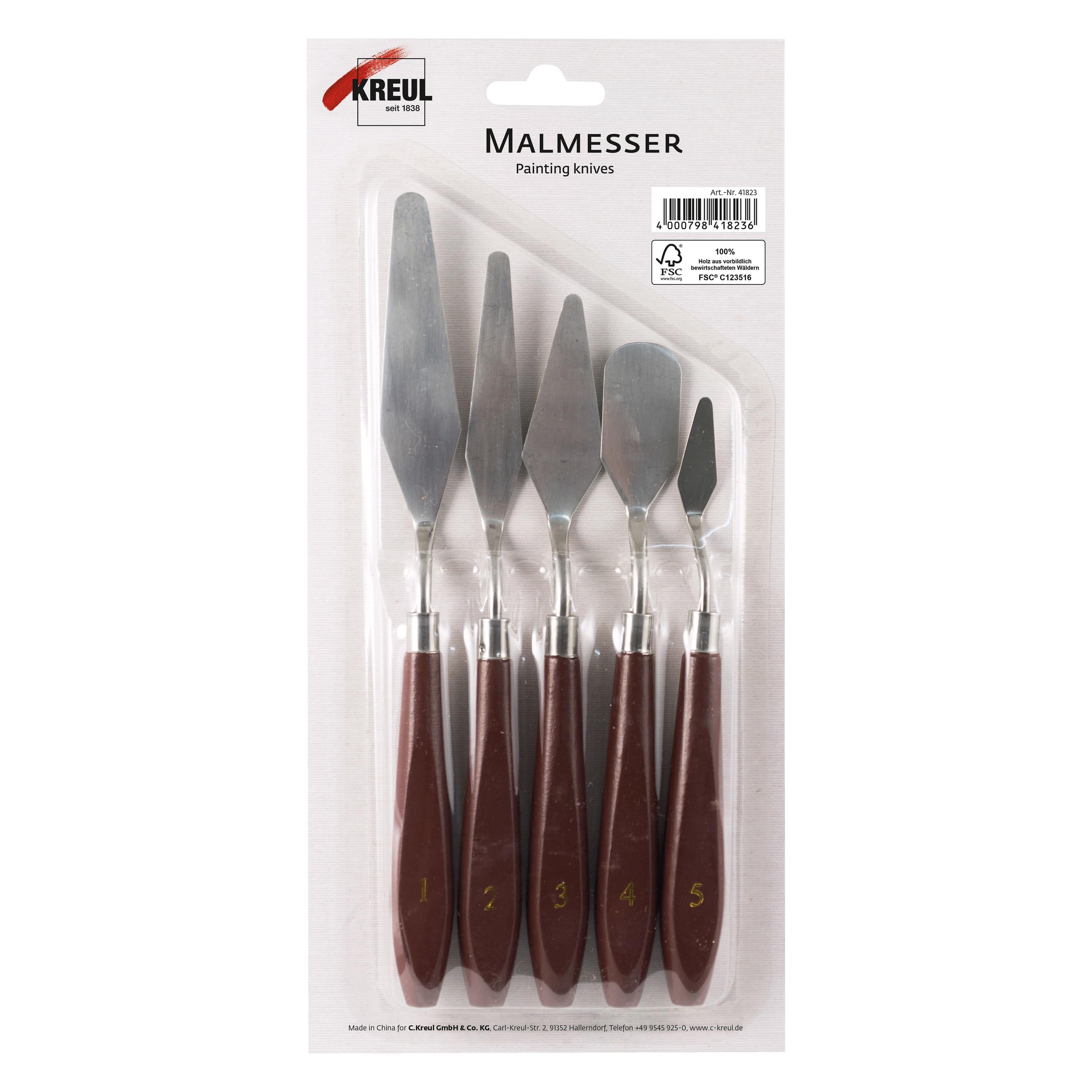 Kreul Malmesser sortiert, 5er-Set (41823)