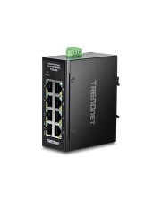 TRENDnet 8-PORT INDUSTRIAL FAST ETHERNET DIN-RAIL MINI SWITCH (TI-ELC80)