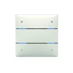 Theben 4800414 LUXORliving-Tastsensor mit 4 Tasten und 4 Status-LEDs, integrierter Temperatursensor LUXORliving iON4