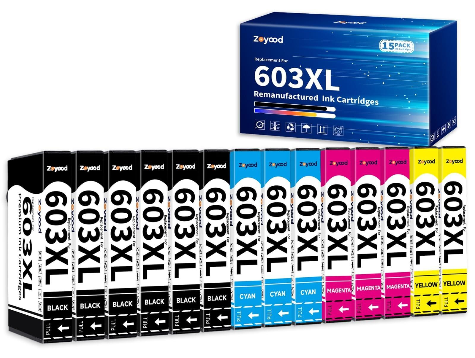 Merkloze inktcartridges 603XL multipack compatibel met Epson