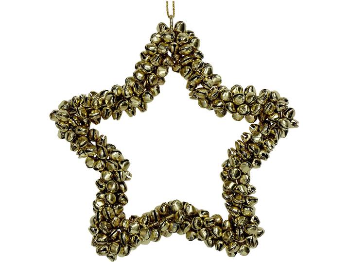 Weihnachtshänger Stern - Farbe: gold - Material: Metall - 157