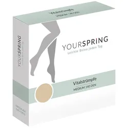 YOURSPRING medium transparent 140den AD 40/41 nuss