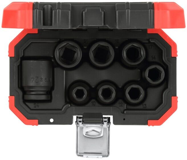Gedore Set de clés à chocs à douille 1/2, 8 pièces R63003008 ; Gedore Red (3300575)