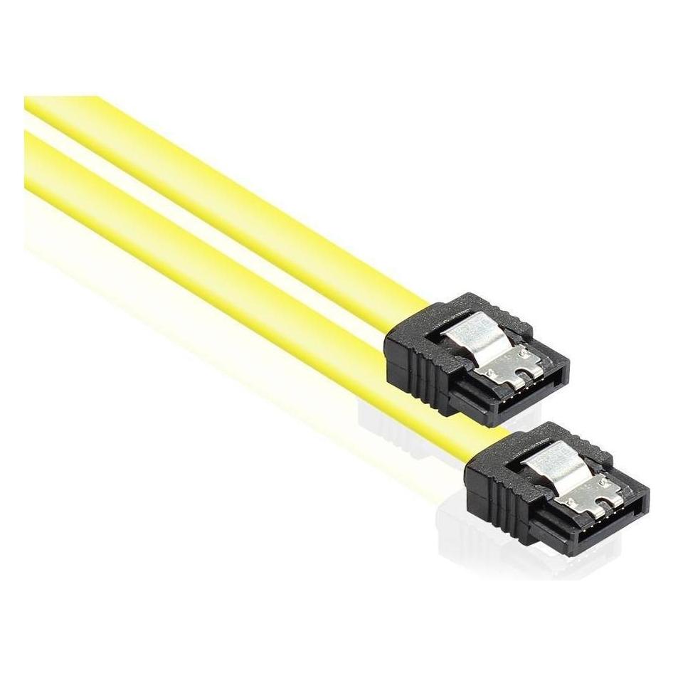 Good Connections SATA 6 Gb/s Anschlusskabel mit Metallclip (70 cm, SATA) (5047-A07Y)