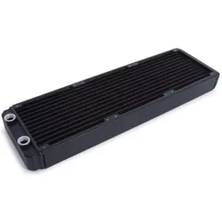 Alphacool Alpha ES Aluminium 360 mm T38 Industrie 1021481 (120 mm), Wasserkühlung Radiator, Schwarz
