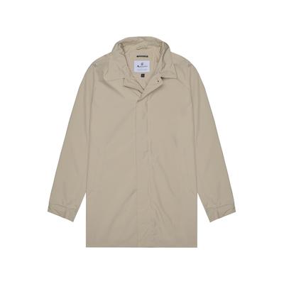 Parka AQUASCUTUM ACTIVE "RLG PACKABLE TRENCHCOAT Herren", Herren, Gr. M, beige, Softshell, 100% Polyester, normal normal, Jacken Parka, Regenmantel Herren, leichte Jacke, Übergangsjacke, Outdoor, Sale