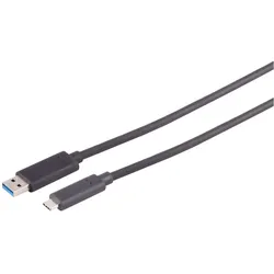 S-Impuls Optical USB-A adapter cable, USB-C, 3.2, 5G, 20m (20 m, USB 3.2 Gen 1), USB Kabel