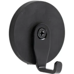 3x Supermagnete, Kleiderhaken + Wandgarderobe, Kleiderhaken rund magnetisch