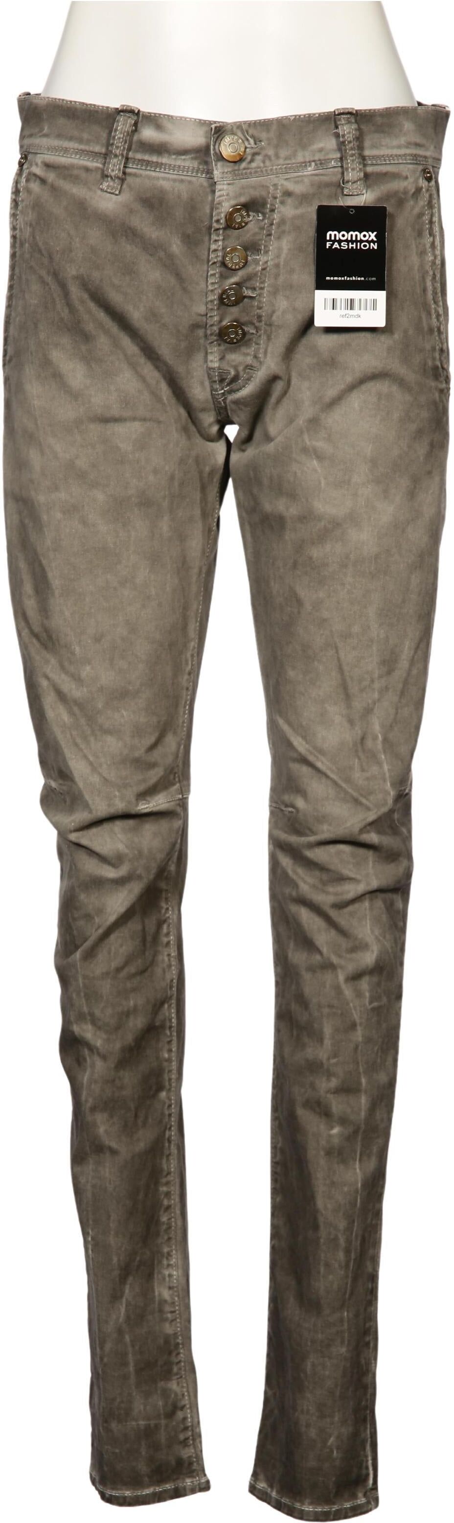 Imperial Damen Stoffhose, Grau, Gr. EU 38 (IT 44), Baumwolle / Elasthan - Second Hand