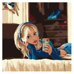 Ideyka Malen nach Zahlen - Lieblings-Selfie 40x40cm (35998300)