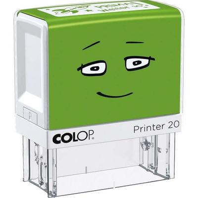 COLOP NIO School Motivations-Stempel, Prima weiter so, Abdruckfarbe smooth green, 38 x 14mm