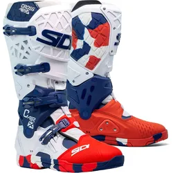 Sidi Crossair X Messy, Stiefel - Weiß/Dunkelblau/Rot - 39 EU