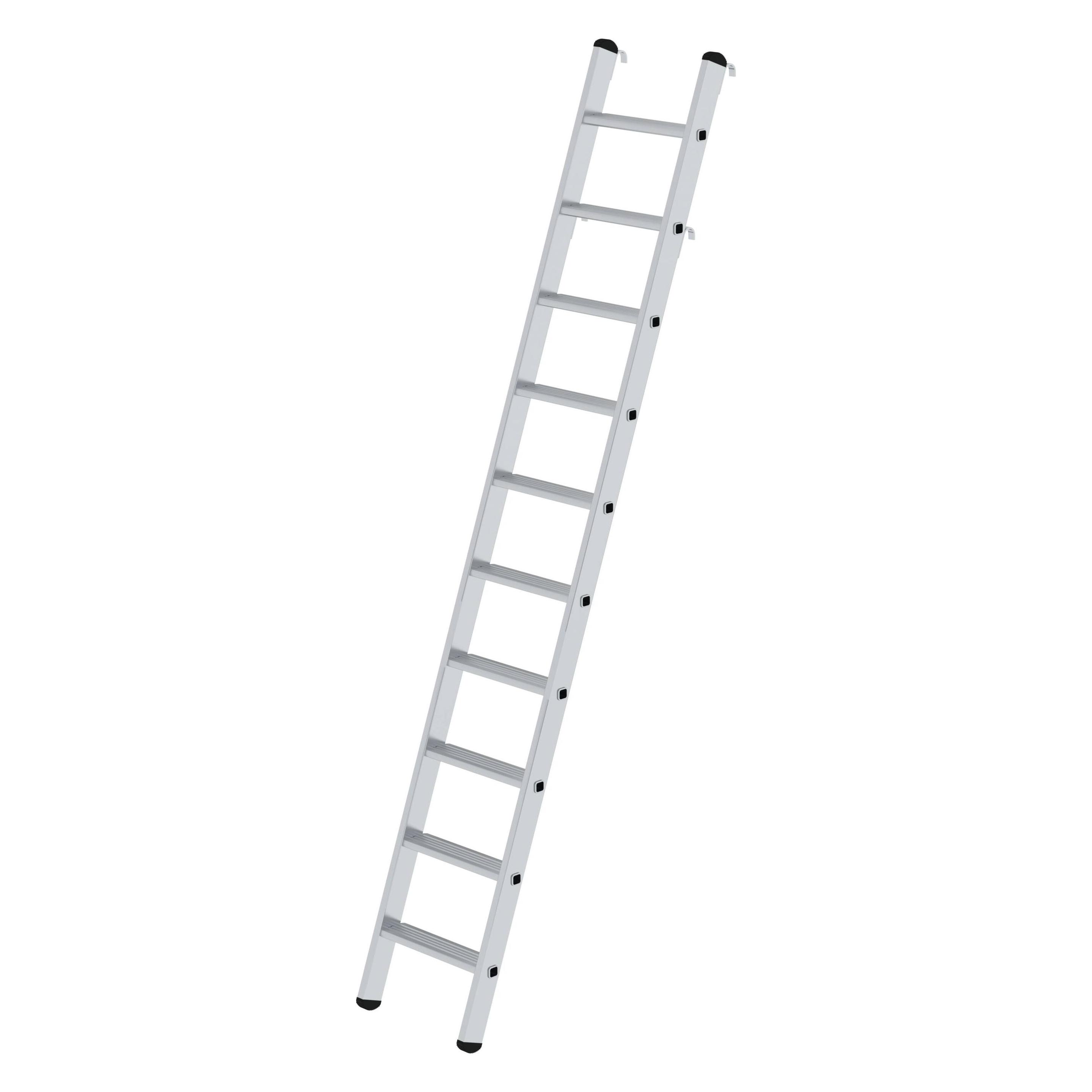 Munk Stufen-Regalleiter einhängbar 10 Stufen (Regalleiter, 269 cm) (041310)