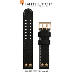 Hamilton - Khaki Navy Band-set Kunststoff-schwarz-22/22-xl H693.776.227 - schwarz