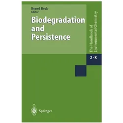 Biodegradation and Persistence, Fachbücher von B. Beek