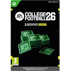 Microsoft XBOX College Football 26: 12000 Points Download Code, Ingame Währung