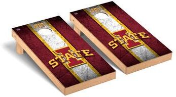 Skip's Garage Iowa State Cyclones 2x4 Pro Cornhole Boards - V3
